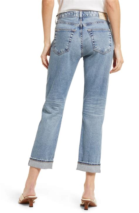 ag ex boyfriend slouchy slim jeans|More.